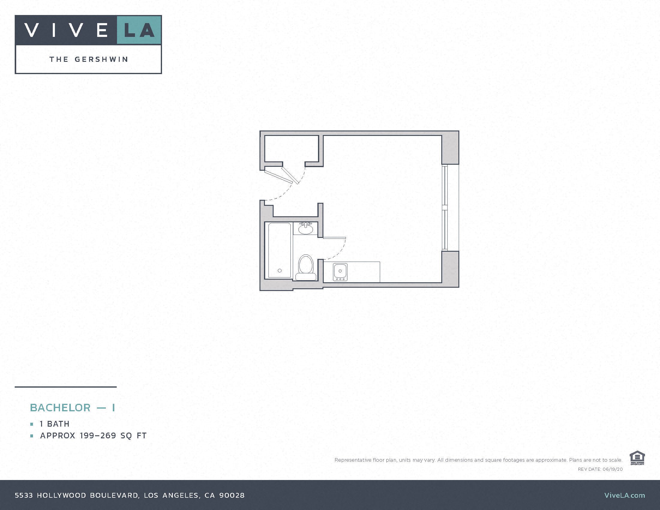 The floor plan for unit 310